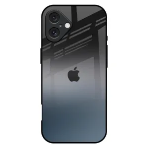 Durable Design Texture Everyday Look Dramatic Grey Glass Case for iPhone 16 Plus
