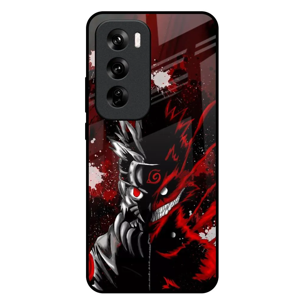 Dark Character Glass Case for Oppo Reno 12 5G daily accessory
