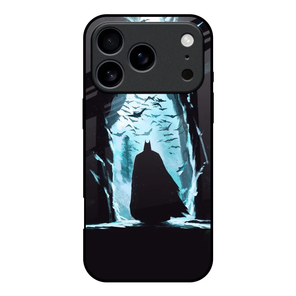 Dark Man In Cave Glass Case for iPhone 17 Pro Edge Protection Soft Touching
