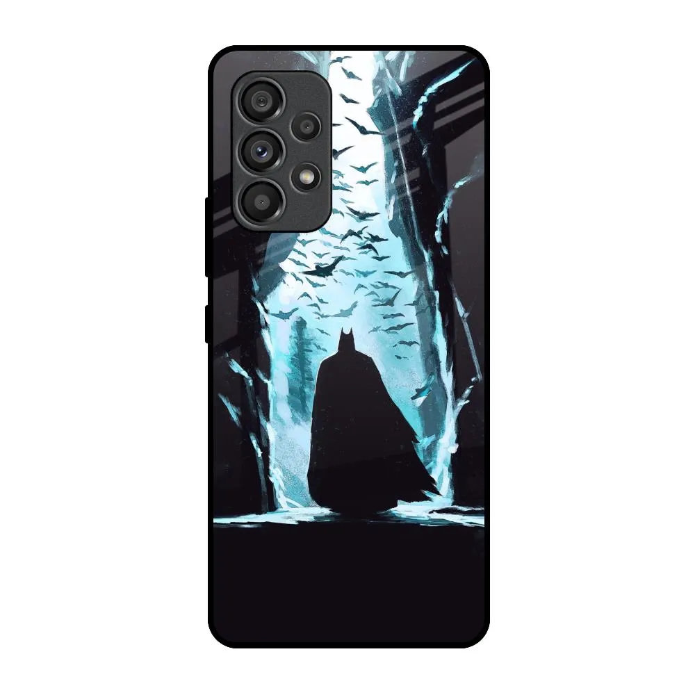Comfort Shield Dark Man In Cave Glass Case for Samsung Galaxy A53 5G