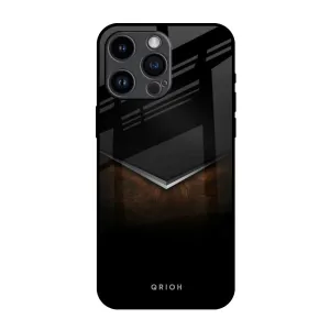 Matte Coating Dark Walnut Glass Case for iPhone 14 Pro Max