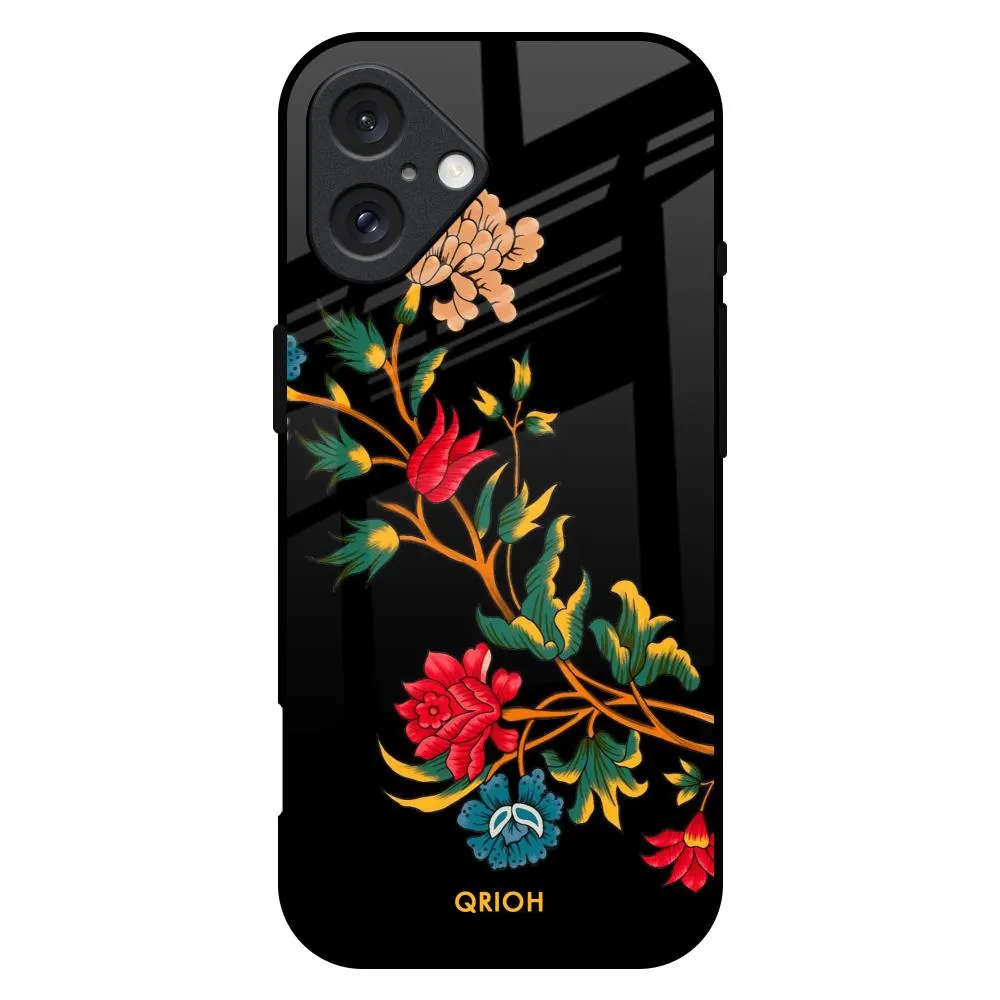 Dazzling Art Glass Case for iPhone 16 Plus premium design Casual Design