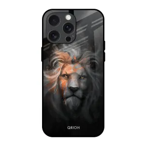 Everyday Carry Modern Touch Devil Lion Glass Case for iPhone 15 Pro Max