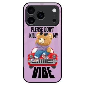 Don't Kill My Vibe Glass Case for iPhone 17 Pro Max Sleek Finish