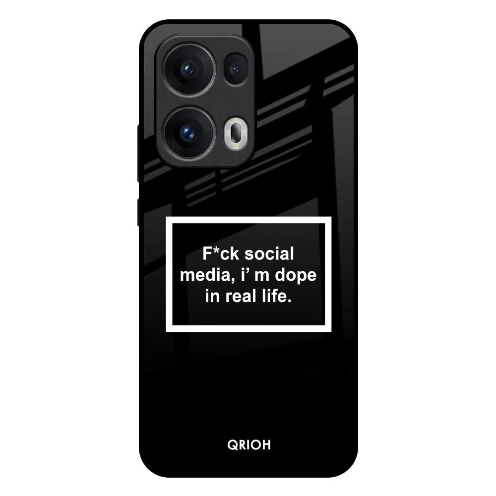 Dope In Life Glass Case for Oppo Reno13 Pro 5G Smooth Coating