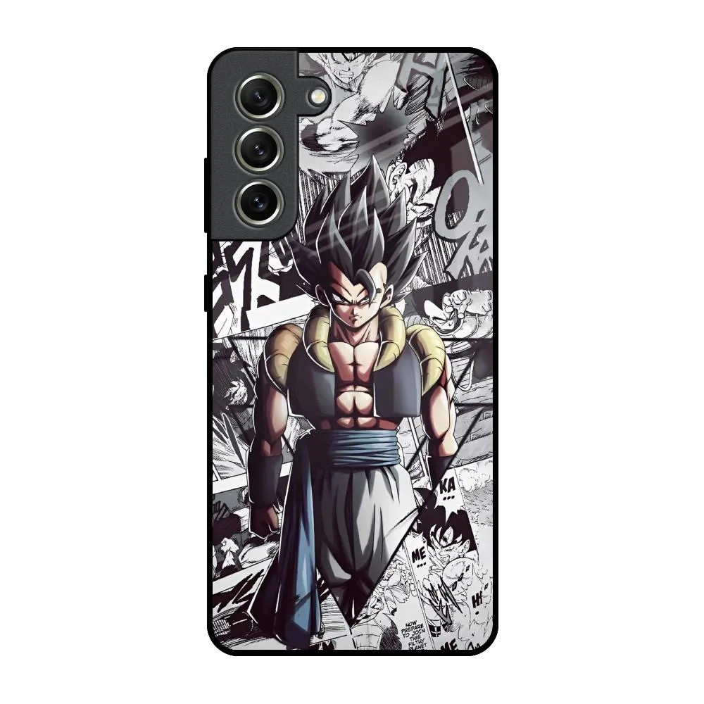 Dragon Anime Art Glass Case for Samsung Galaxy S21 FE 5G Modern Texture