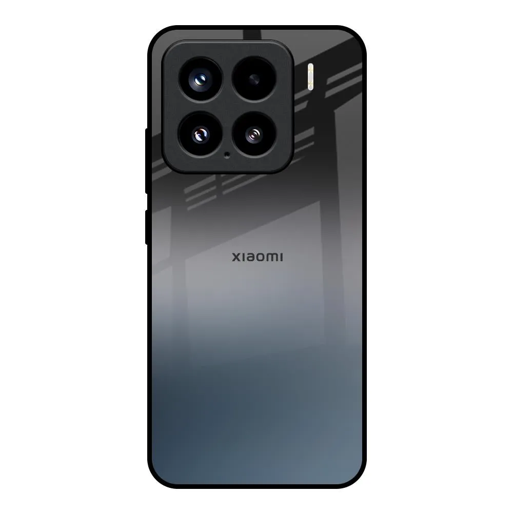 Durable Frame Fashion Texture Dramatic Grey Glass Case for Mi 15 5G