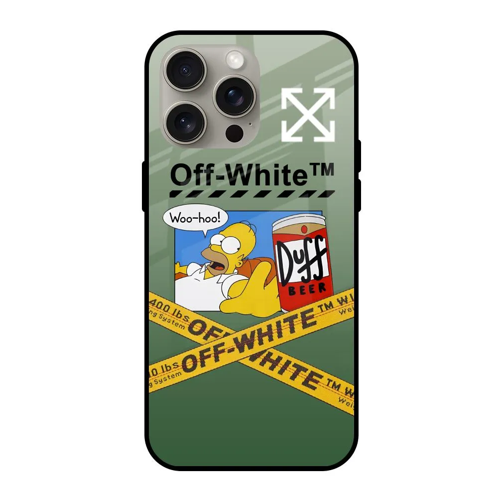 Slim Profile Duff Beer Glass Case for iPhone 15 Pro Max
