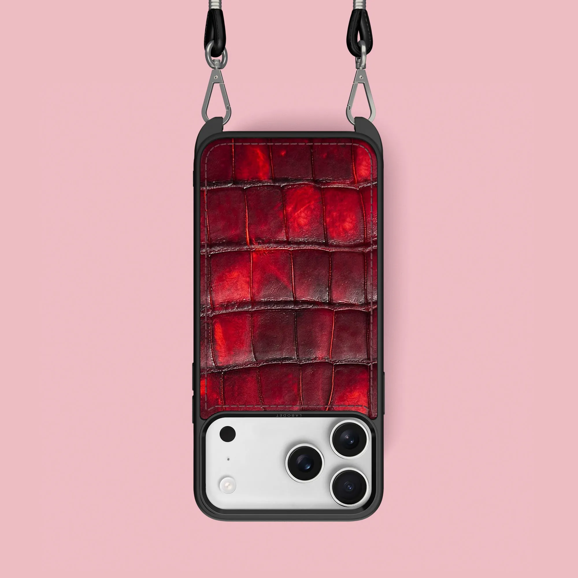 Crossbody Sport Case 1/1 Vesuvio For iPhone 17 Pro In Alligator Protective Gear Smooth Edge Design