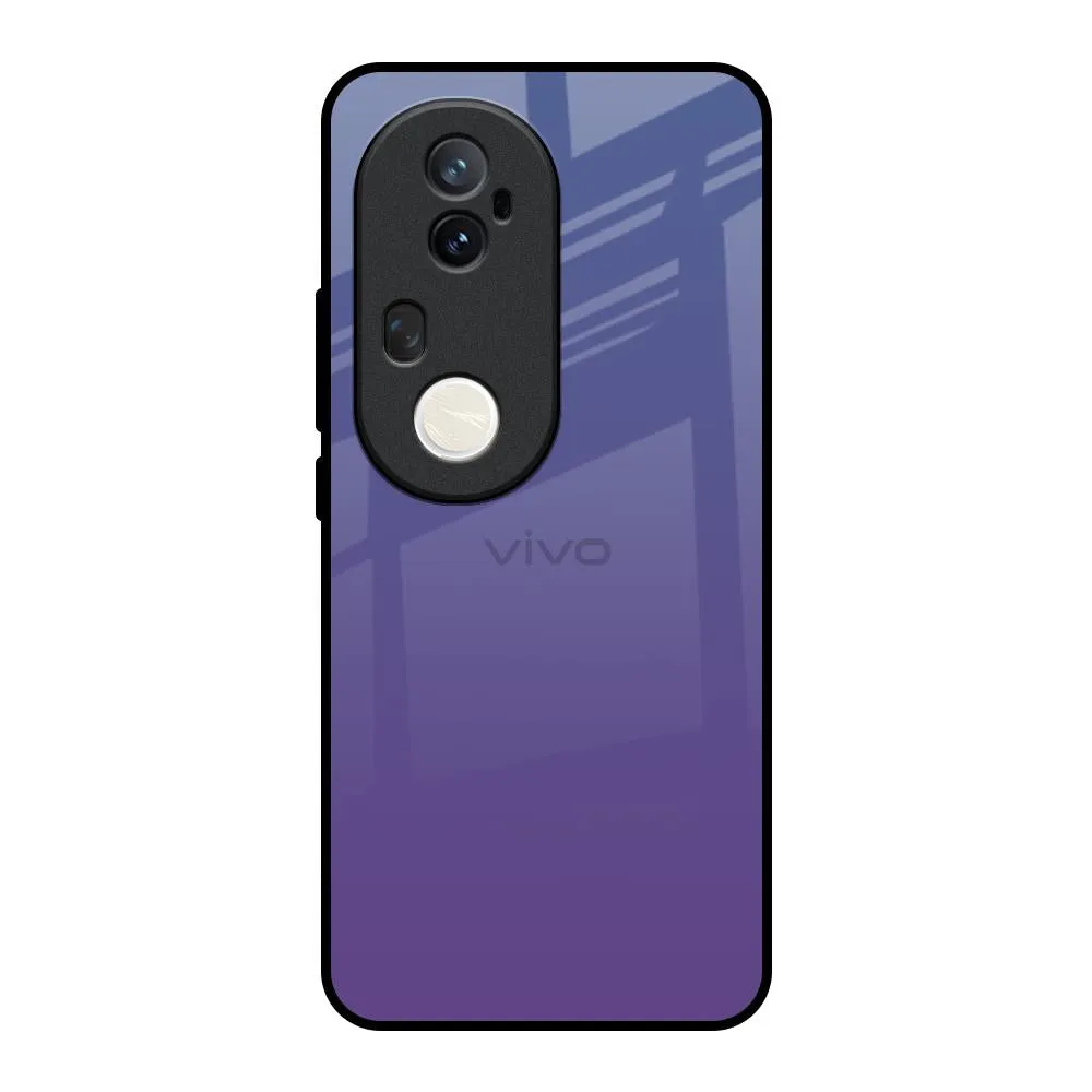 Soft Surface Design Indigo Pastel Glass Case For Vivo T4 Ultra 5G