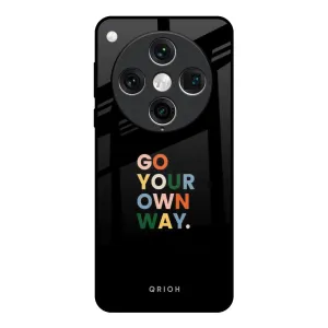 Vibrant Colors Go Your Own Way Glass Case for Oppo Find x8 Pro