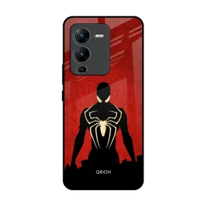 Shock Resistant Matte Protection Mighty Superhero Glass Case For Vivo V25 Pro