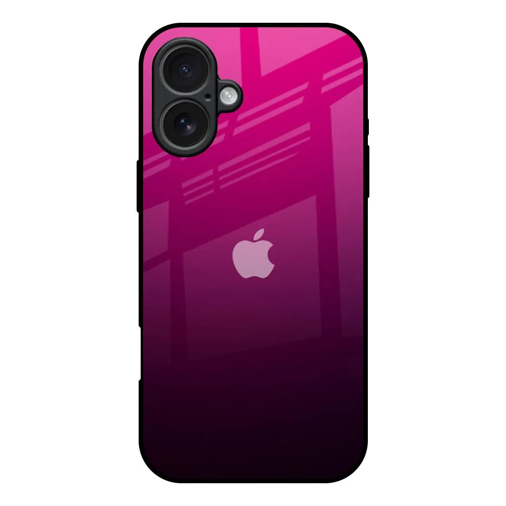 Subtle Touch Purple Ombre Pattern Glass Case for iPhone 17