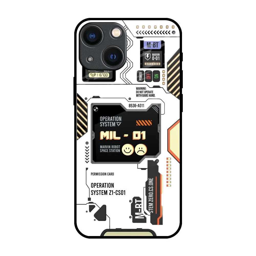 Soft Silicone Drop Shield Tech Display Glass Case for iPhone 14 Plus