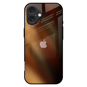 EarthTones Glass Case for iPhone 16 Plus Colorful Pattern Smooth Fit