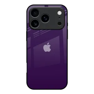 Dark Purple Glass Case for iPhone 17 Pro Daily Grip