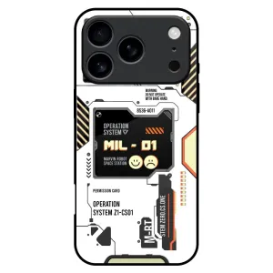 Tech Display Glass Case for iPhone 17 Pro Max elegant design Functional Design