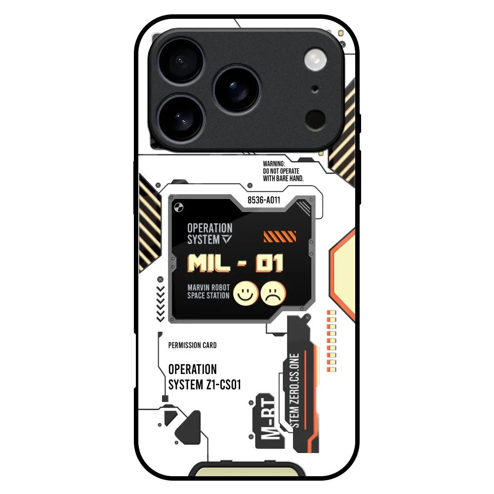 Tech Display Glass Case for iPhone 17 Pro Max elegant design Functional Design