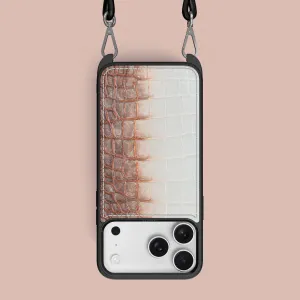 Crossbody Sport Case 1/1 African For iPhone 17 Pro Max In Himalayan Crocodile Creative Style