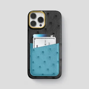 Compact Frame Double Card Case Color?? For iPhone 14 Pro Max In Ostrich