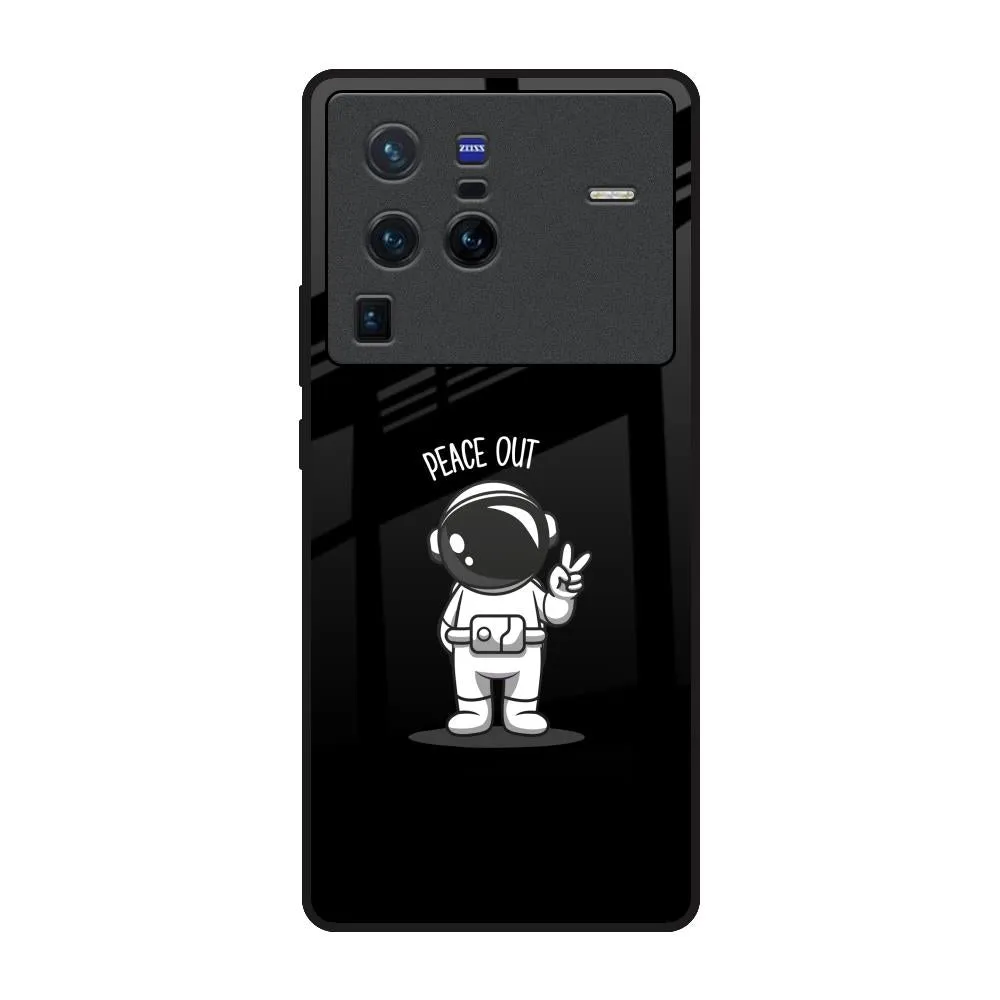 Peace Out Astro Glass Case for Vivo X80 Pro 5G Eco Friendly