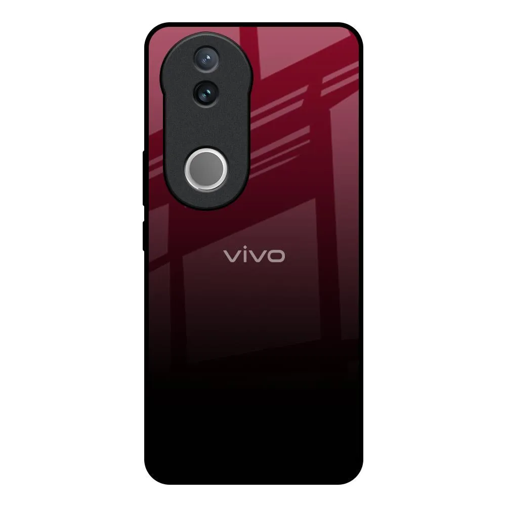Wine Red Glass Case For IQOO Z10R 5G Practical Design