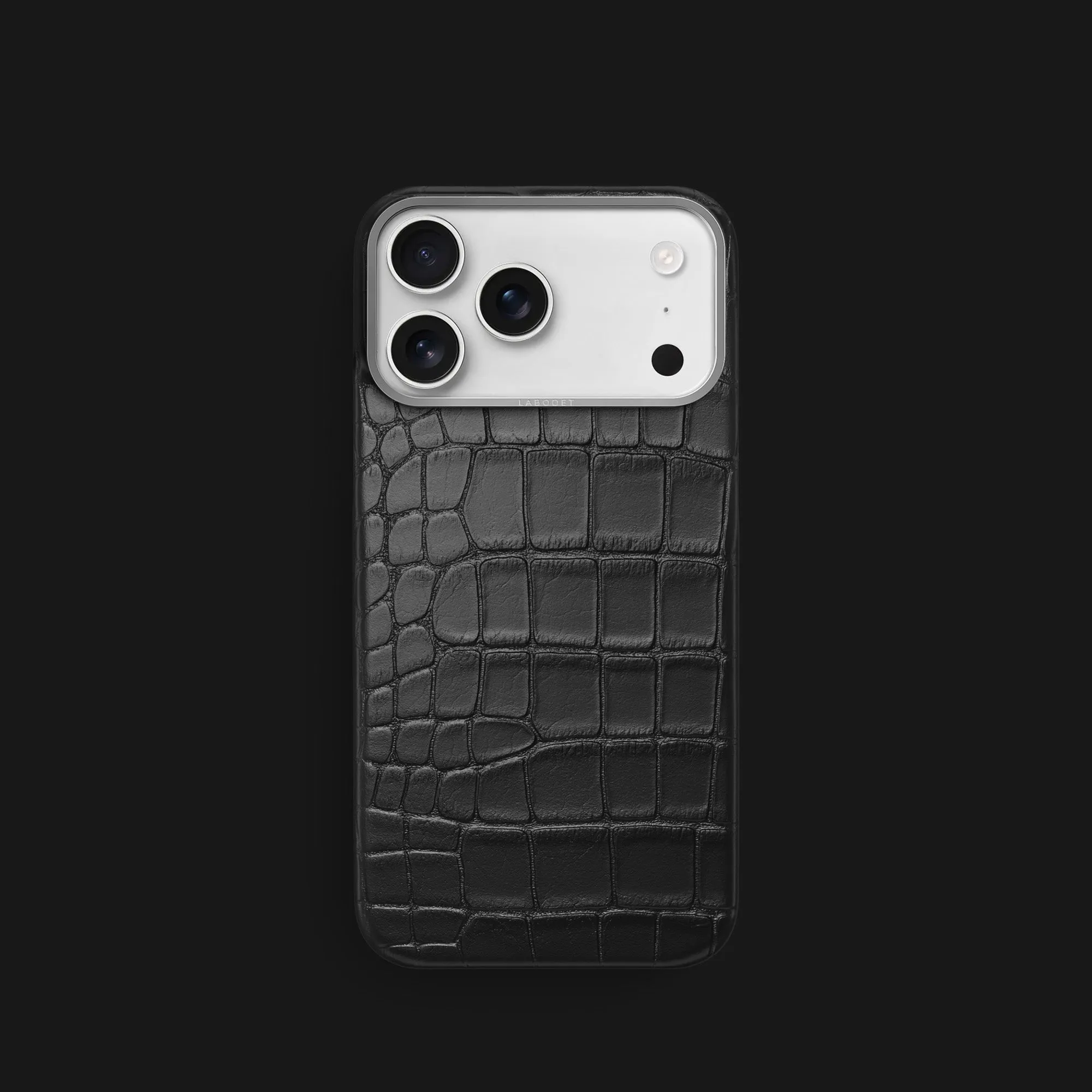 Rugged Surface Office use Classic Case Edition Black For iPhone 17 Pro In Alligator