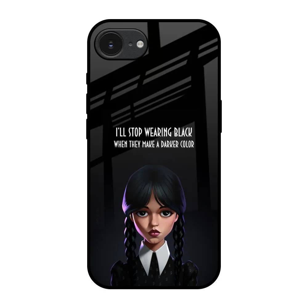 Gloss Layer Minimal Shield Texture Aesthetic Digital Art Glass Case for Apple iPhone 16e