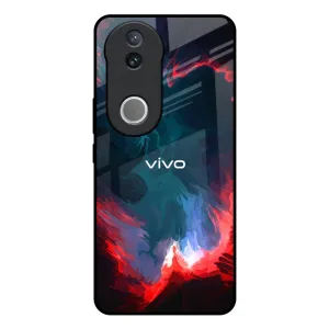 Brush Art Glass Case For IQOO Z10R 5G Flexible Edge