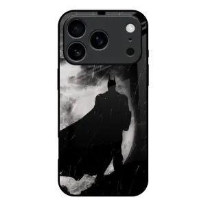 Dark Warrior Hero Glass Case for iPhone 17 Pro Flexible Detail