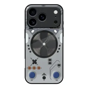 Minimal Texture Layer Gaming Gear Glass Case for iPhone 17 Pro