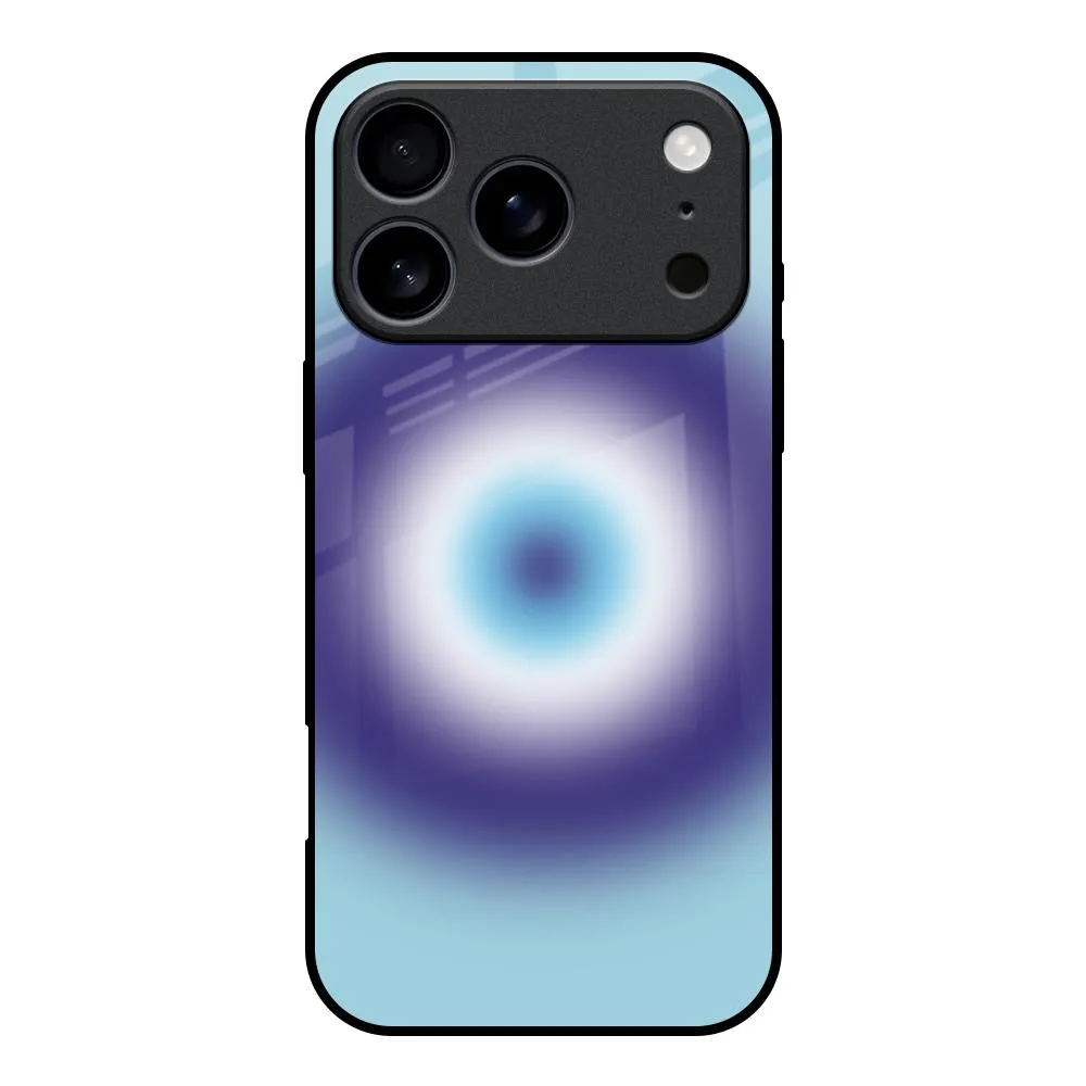 Classic Frame Flexible Fit EvilEye Art Glass Case for iPhone 17 Pro