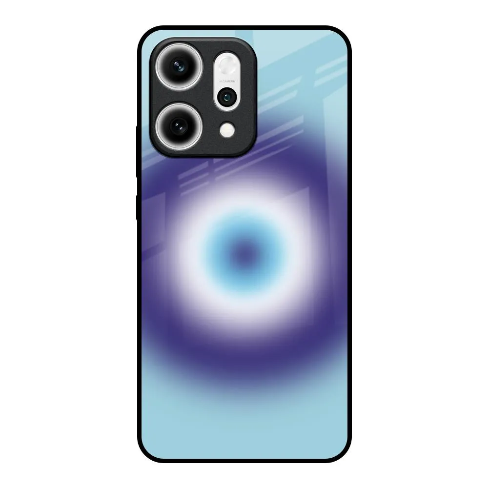 EvilEye Art Glass Case for Oppo Reno14 5G Shock Surface Everyday Use