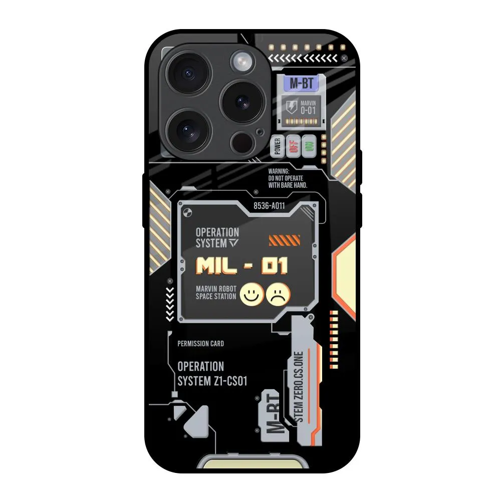 Exposed Parts Glass Case for iPhone 15 Pro Matte Surface Premium Touch