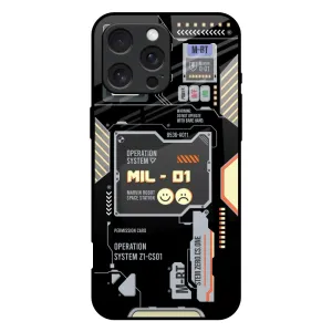 Exposed Parts Glass Case for iPhone 16 Pro Max Reusable Material Modern Minimalism