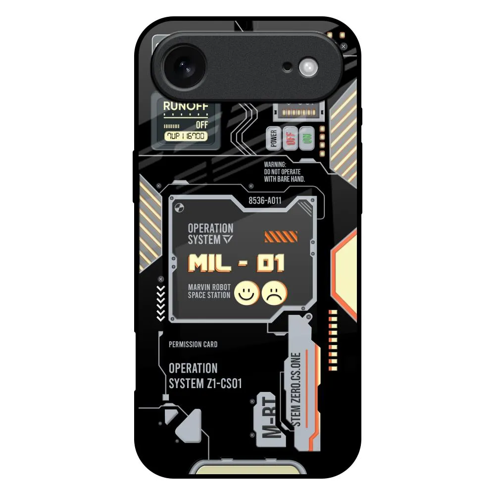 Vivid Texture Exposed Parts Glass Case for iPhone 17 Air