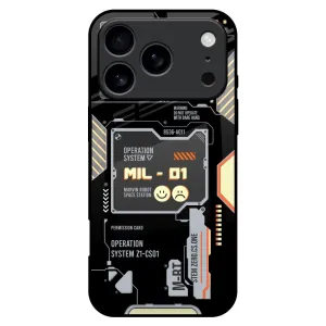 Travel Companion Exposed Parts Glass Case for iPhone 17 Pro Max