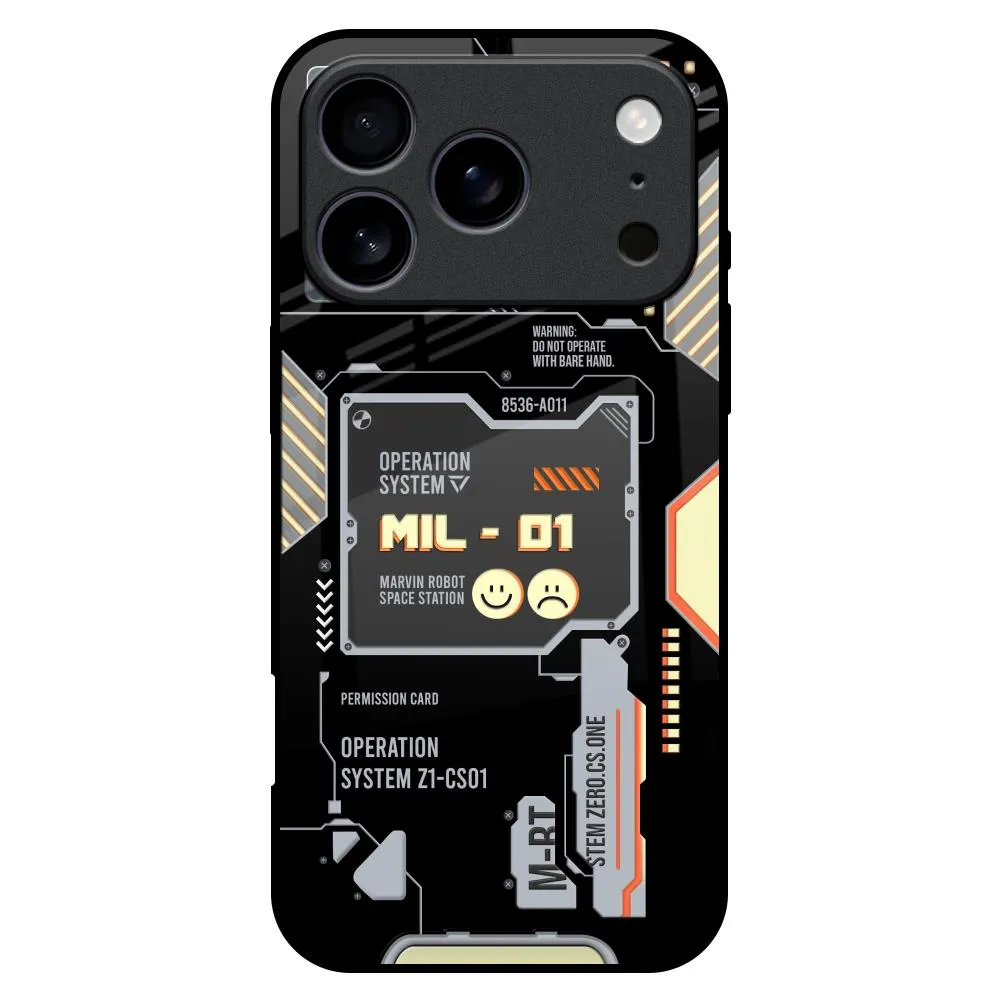 Travel Companion Exposed Parts Glass Case for iPhone 17 Pro Max