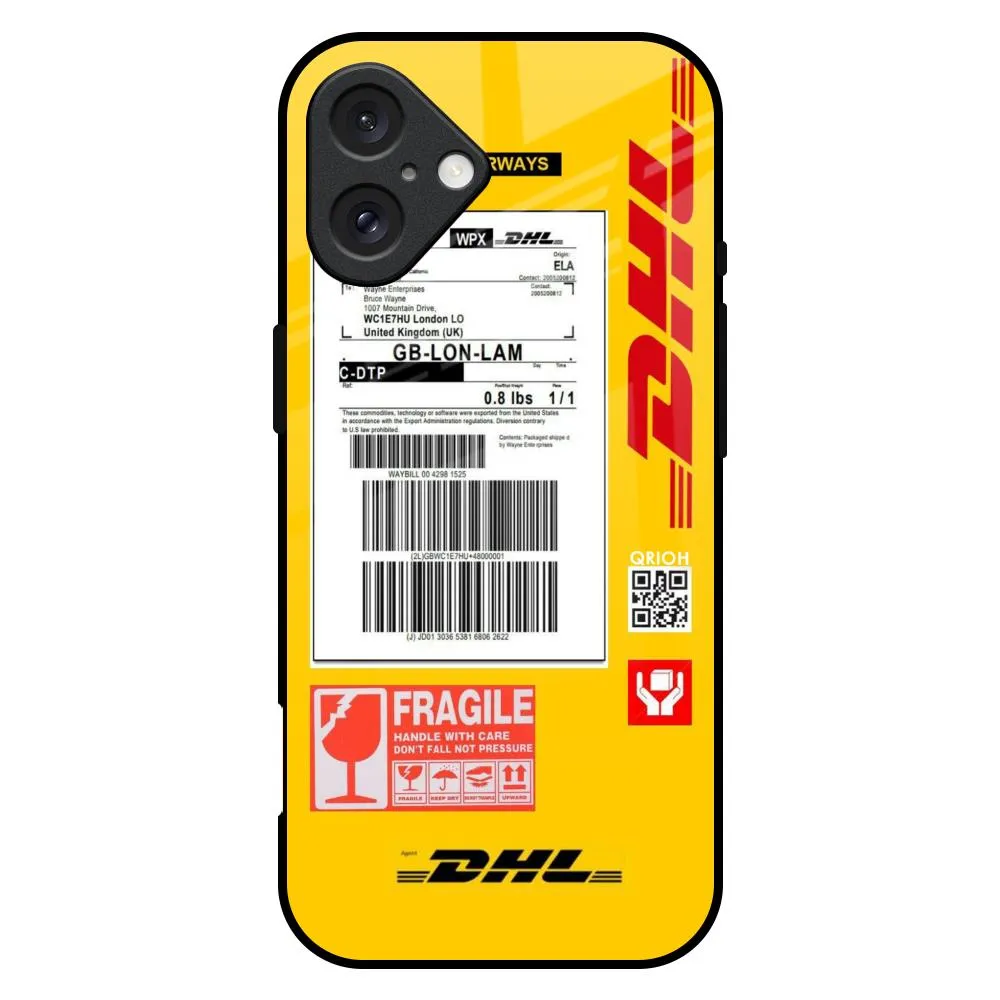 Express Worldwide Glass Case For iPhone 16 Plus Soft Surface Layer