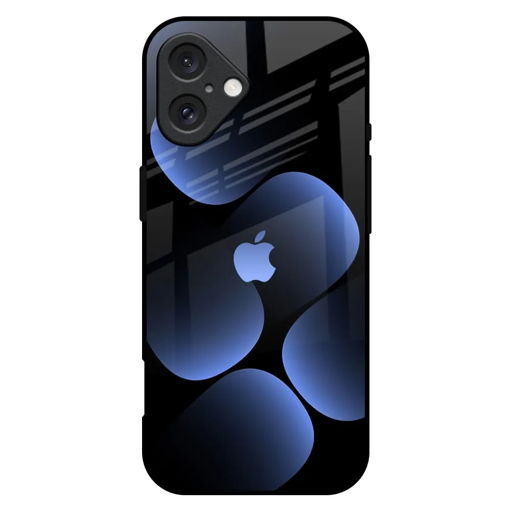 Five Blue Spots Glass Case for iPhone 16 Plus Protective barrier