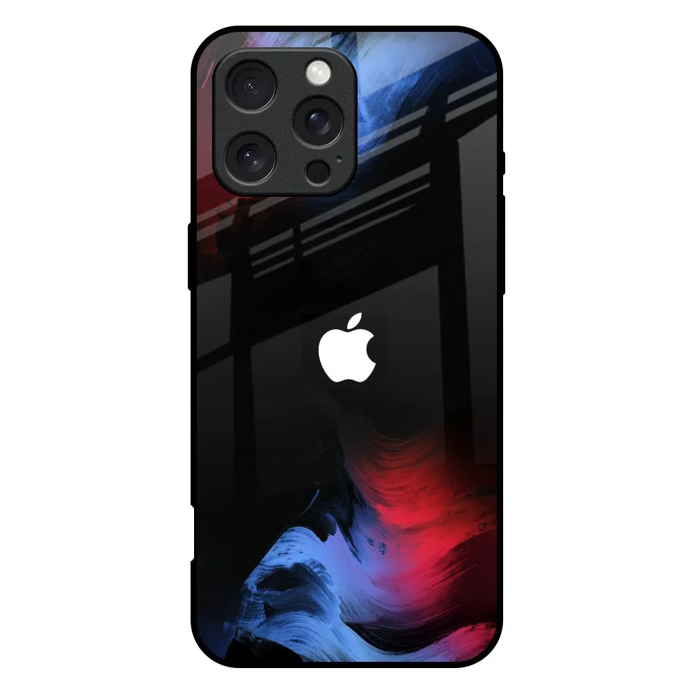 Fine Art Wave Glass Case for iPhone 16 Pro Max Classic Look