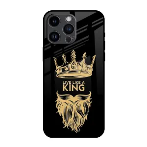 Cushioned Edge King Life Glass Case For iPhone 14 Pro Max