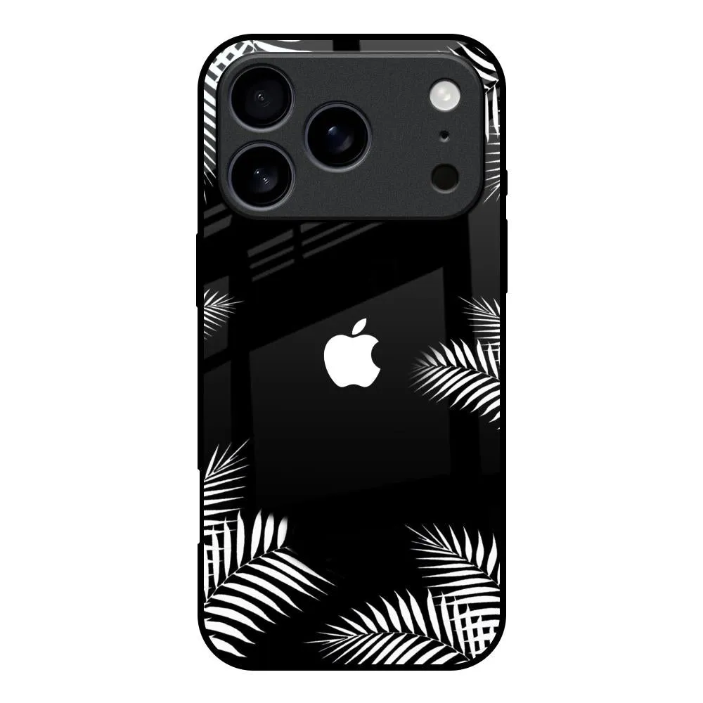 Soft Pattern Layer Zealand Fern Design Glass Case For iPhone 17 Pro