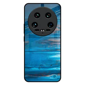 Protective Shell Soft Edge Patina Finish Glass case for Mi 14 Ultra 5G