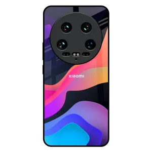 Bold Look Colorful Fluid Glass Case for Mi 14 Ultra 5G