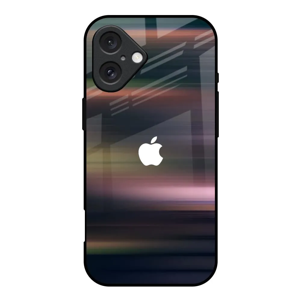 Flow Of Light Glass Case for iPhone 16 Minimalist Aesthetic