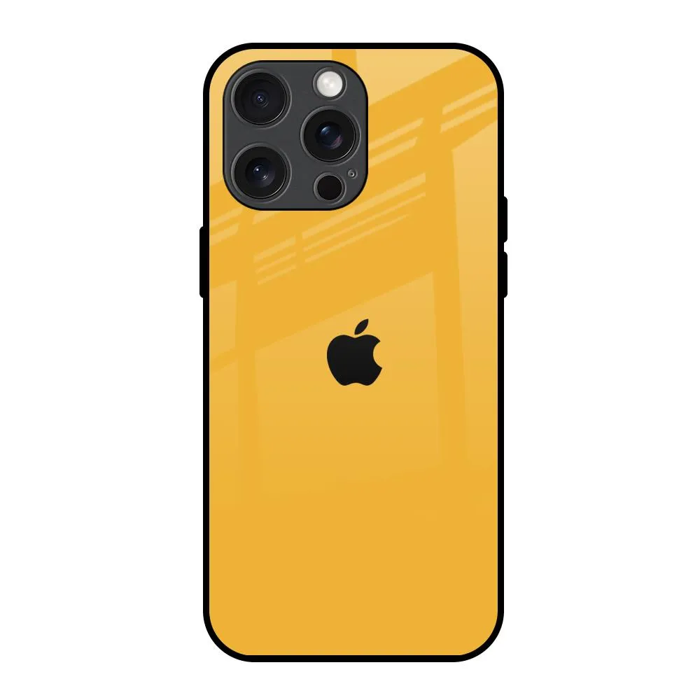 Fluorescent Yellow Glass case for iPhone 15 Pro Max Comfort Accessory Scratch Block