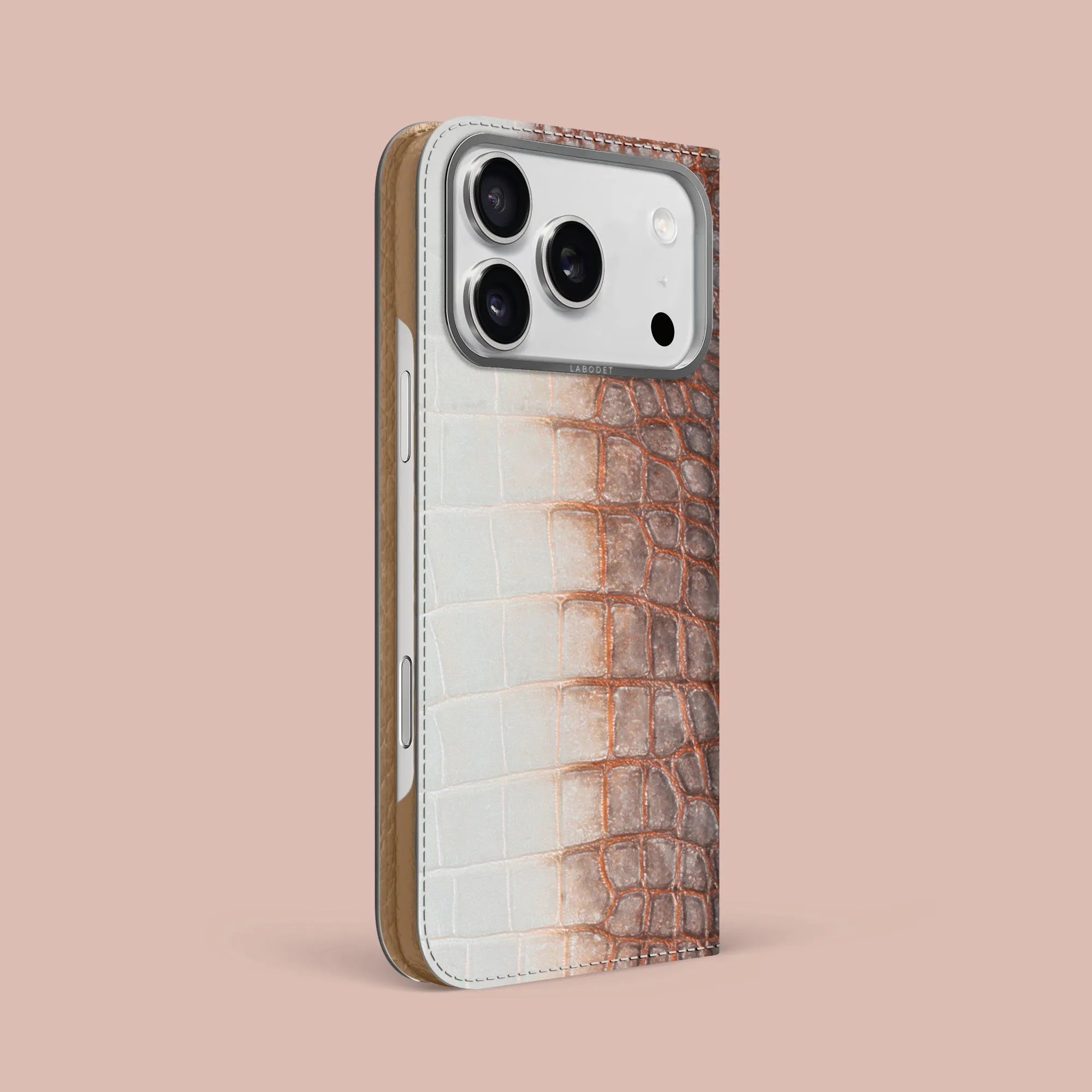 Folio Case 1/1 African For iPhone 17 Pro Max In Himalayan Crocodile Vibrant pattern