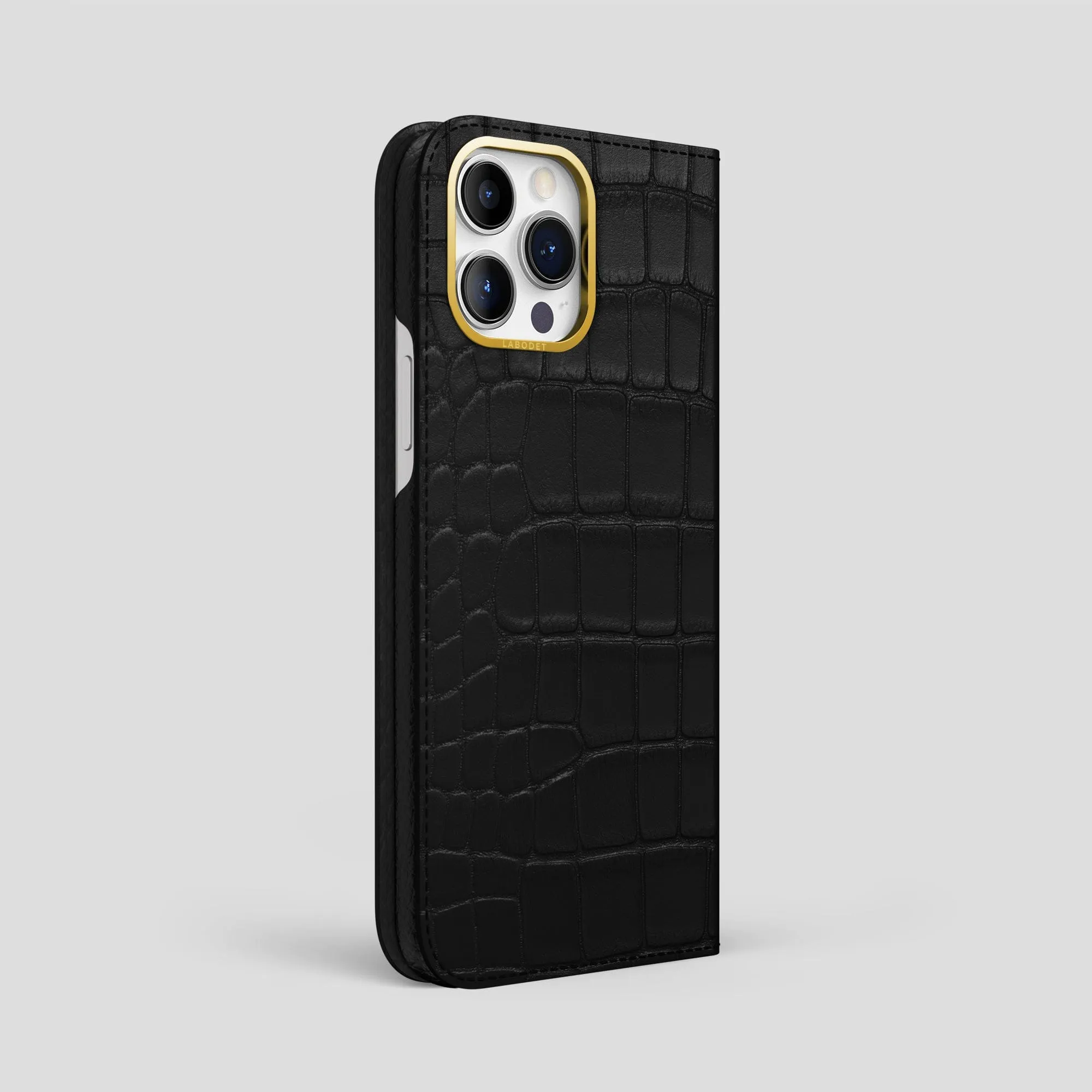 Vivid Pattern Design Folio Case For iPhone 14 Pro Max In Alligator