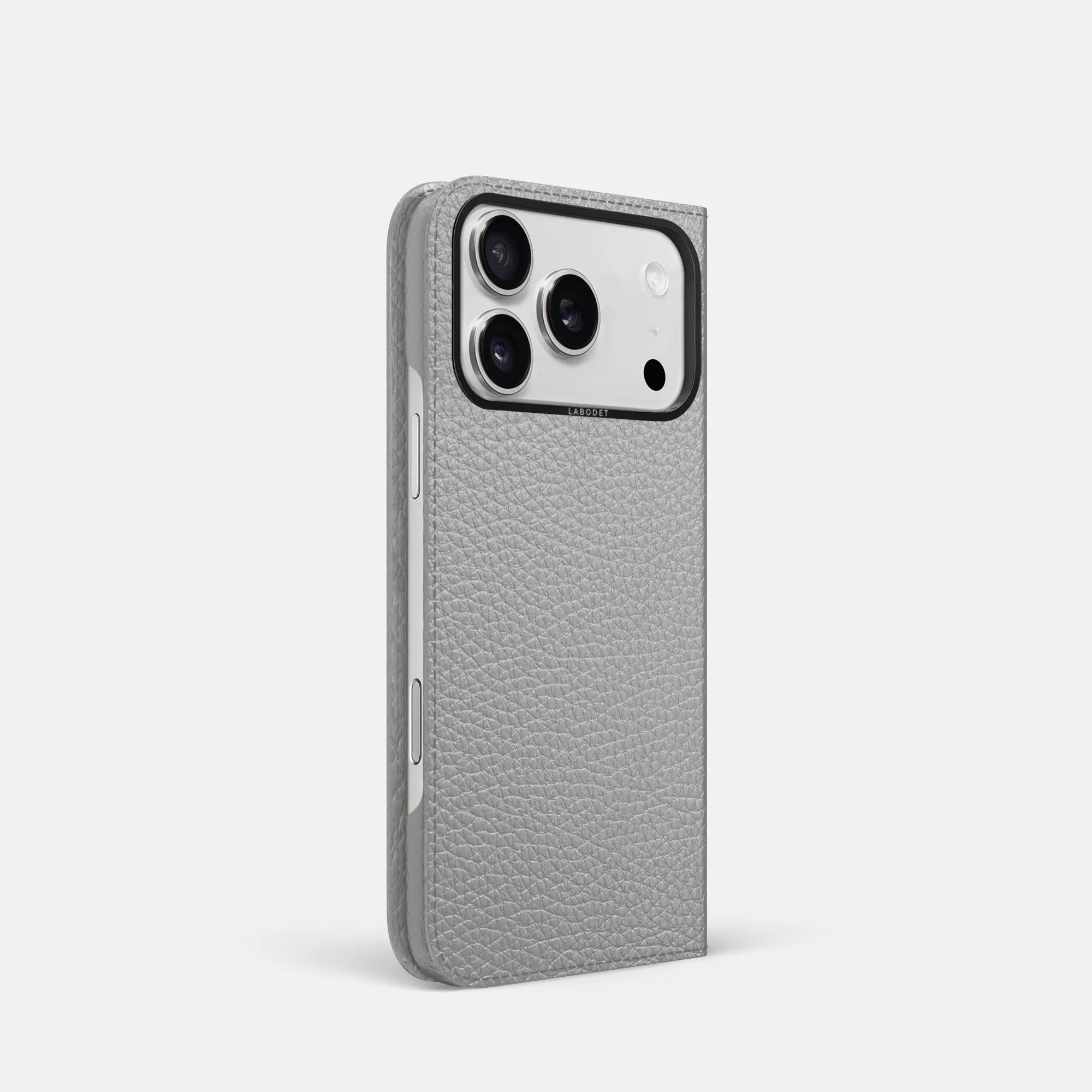 Folio Case For iPhone 17 Pro In Calf Hybrid Shield